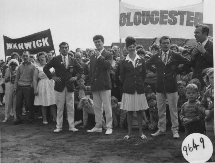 1963 Campers Sunday Morning Meet & Greet Parade preparations