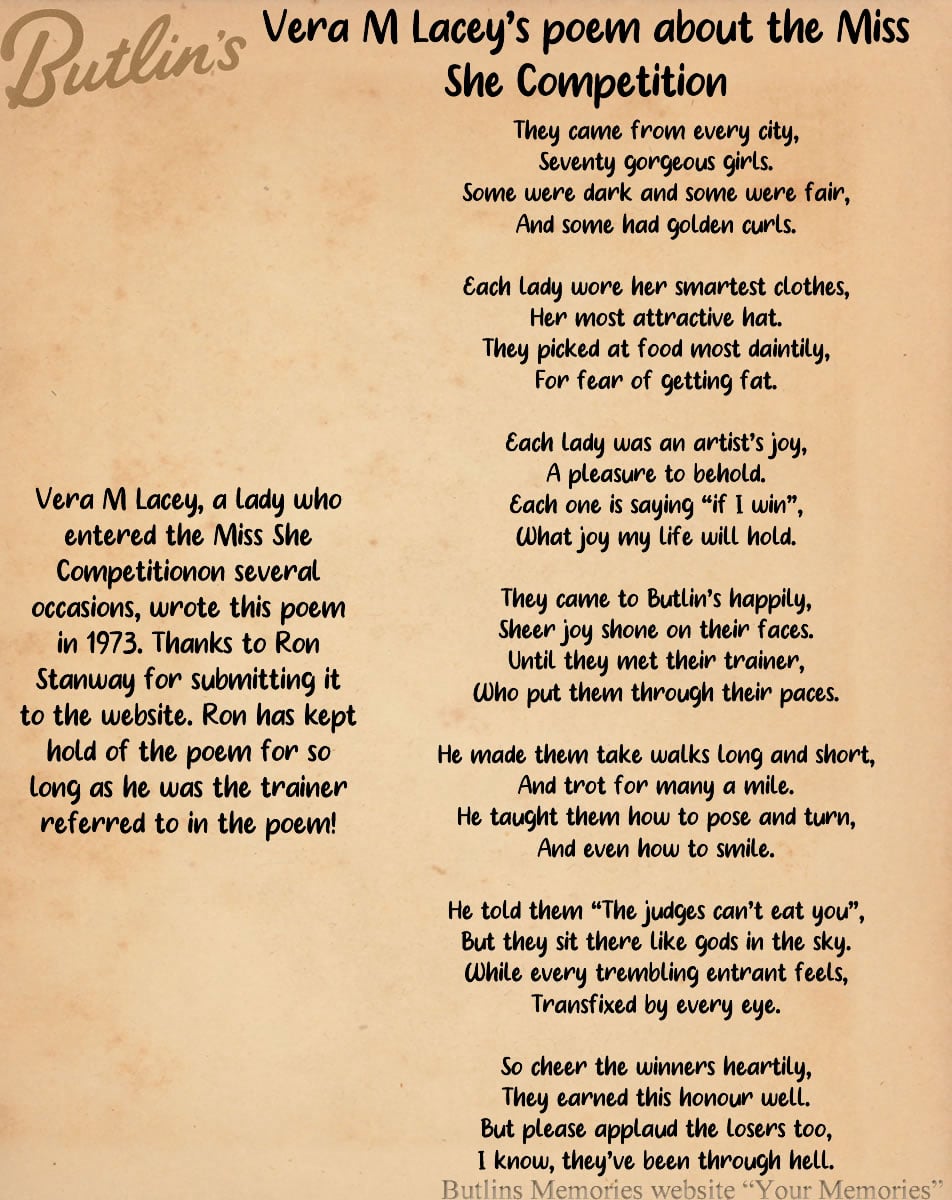 Vera M Lacey Memories