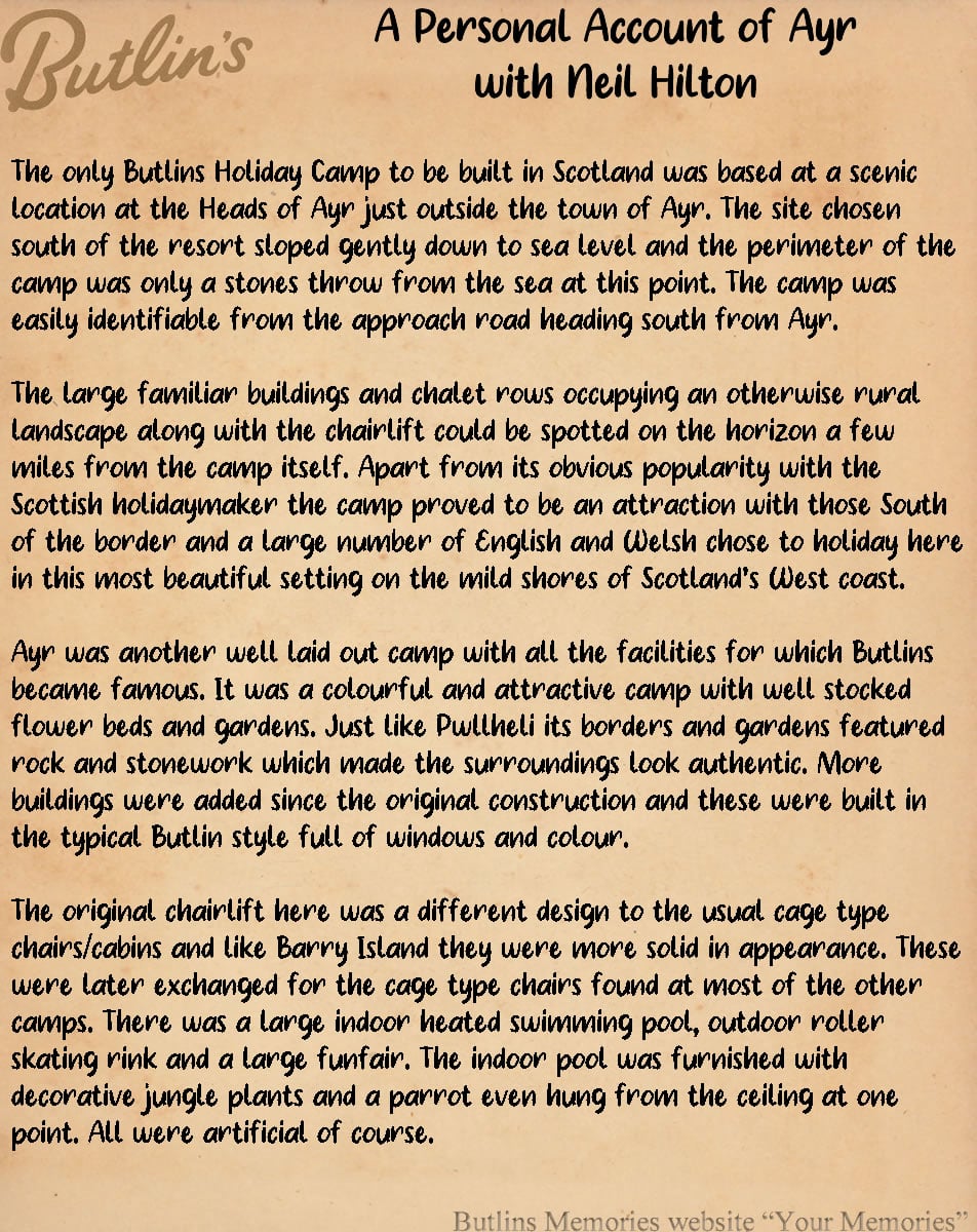 Neil Hilton Memories