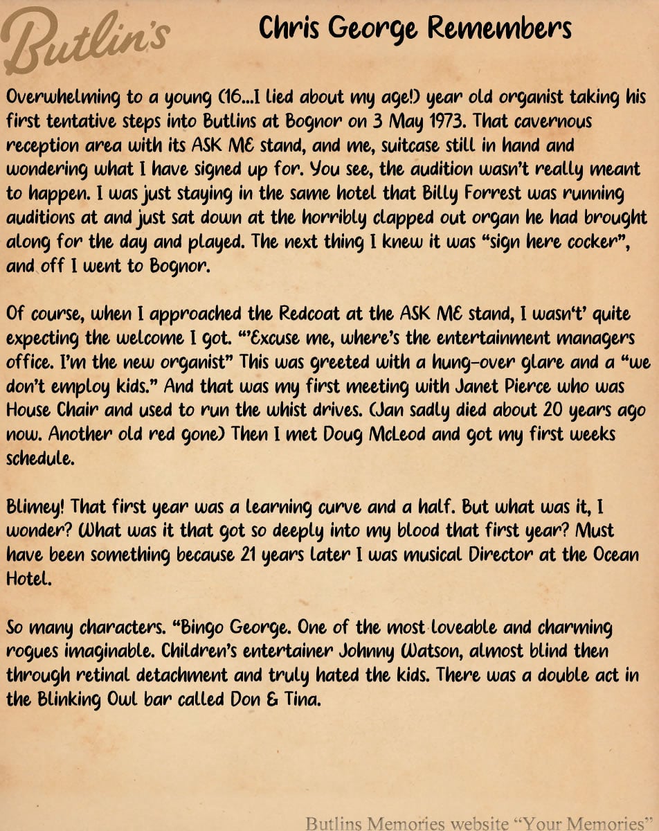 Chris George Story