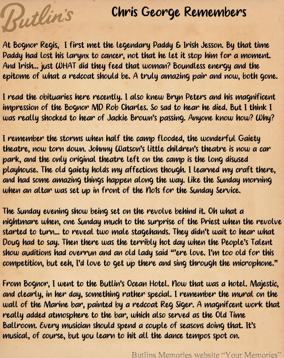Chris George Story