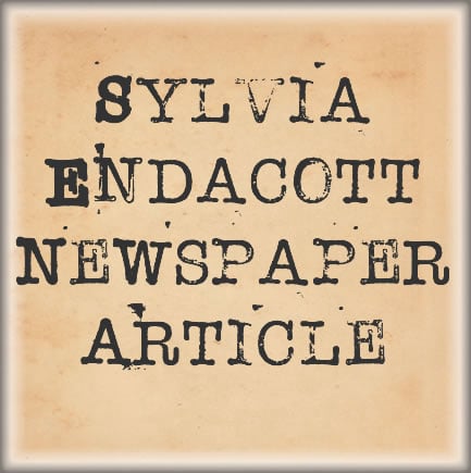 Sylvia Endacott Story