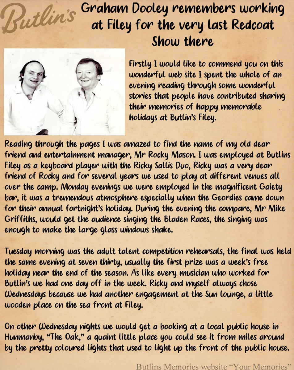 Graham Dooley Story