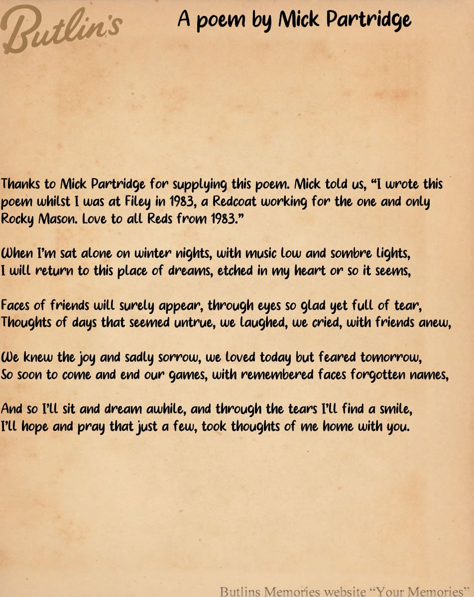 Mick Partridge Story