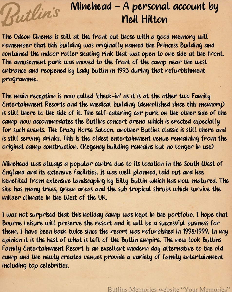 Neil's Memories