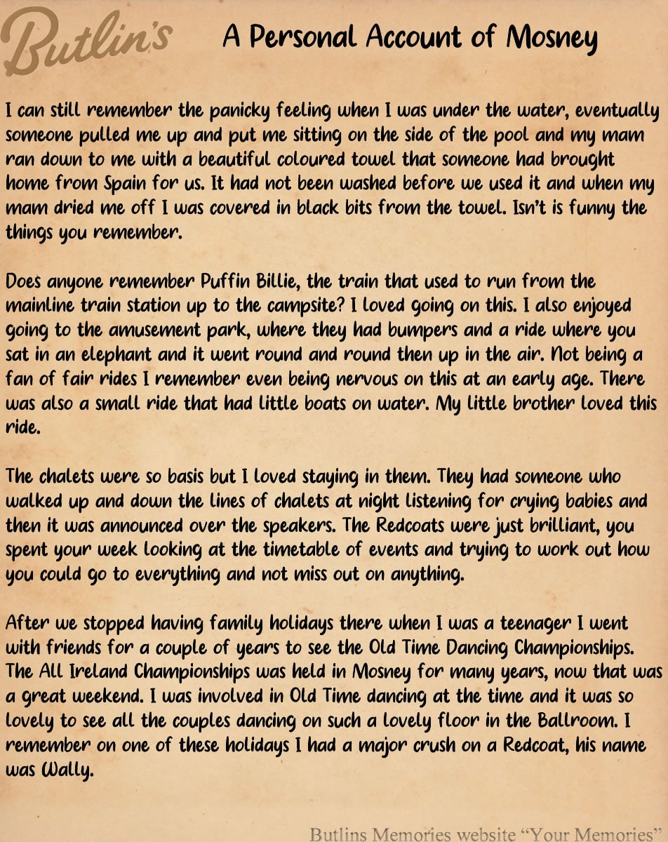 Margaret's Memories