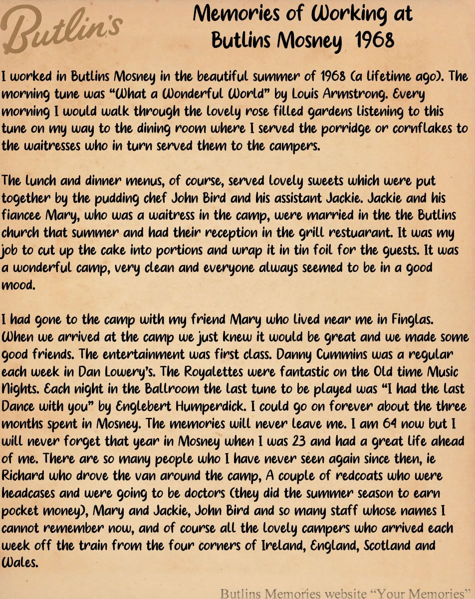 Rita's Memories
